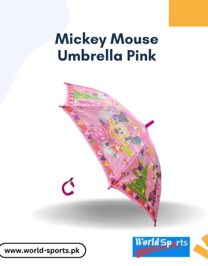 Mickey Mouse Pink Umbrella | Adorable Kids' Umbrella for Rainy Days