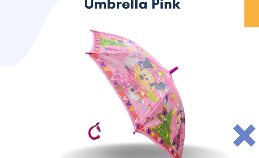 Mickey Mouse Pink Umbrella | Adorable Kids' Umbrella for Rainy Days