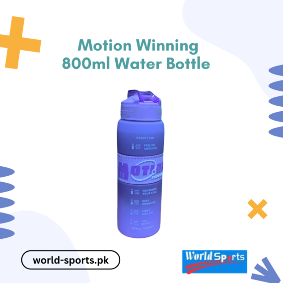 Motion Winning 800ml Water Bottle - BPA-Free, Leak-Proof, Durable Hydration Bottle