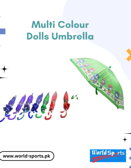 Multi-Color Dolls Umbrella | Kids' Colorful Umbrella with Cute Doll Design