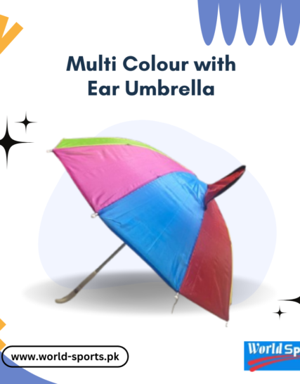 Multi-Colour with Ear Umbrella - Fun and Colorful Umbrella with Cute Ear Design for Kids and Adults