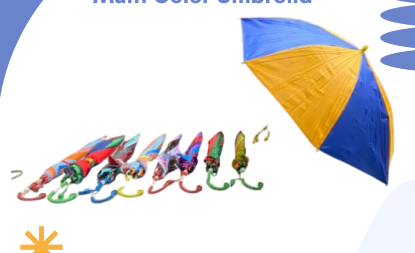 Multi-Color Umbrella | Stylish and Durable Umbrella for All Seasons