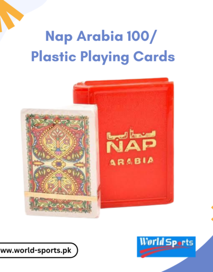 Nap Arabia 100 Plastic Playing Cards – Premium Quality Waterproof Deck for Poker and Card Games