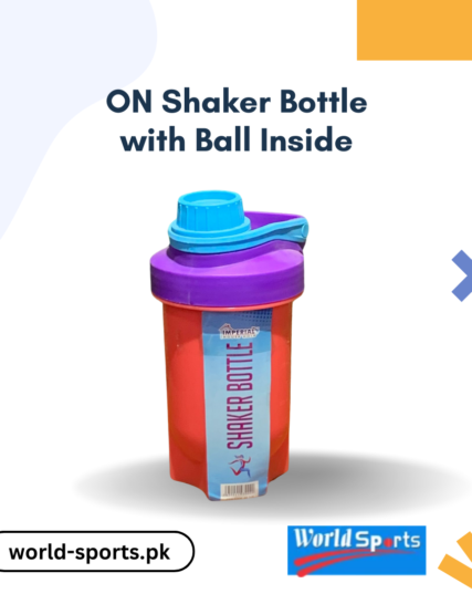 ON Shaker Bottle with Ball Inside – 700ml Leak-Proof Protein Shaker for Smooth Blending