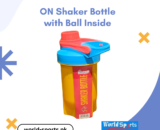 ON Shaker Bottle with Ball Inside – 700ml Protein Shaker for Smooth Mixing and Leak-Proof Design