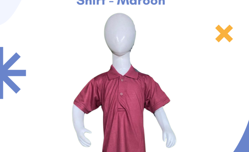 PK Half Sleeve Polo Shirt - Maroon | Classic Cotton Polo for Casual and Smart-Casual Wear