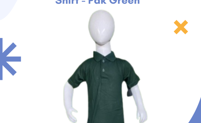 PK Half Sleeve Polo Shirt - Pak Green | Premium Cotton Polo for Comfort and Style