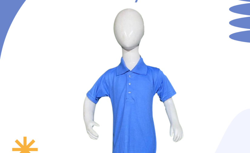 PK Half Sleeve Polo Shirt - Sky Blue | Soft Cotton Polo for Casual and Formal Elegance