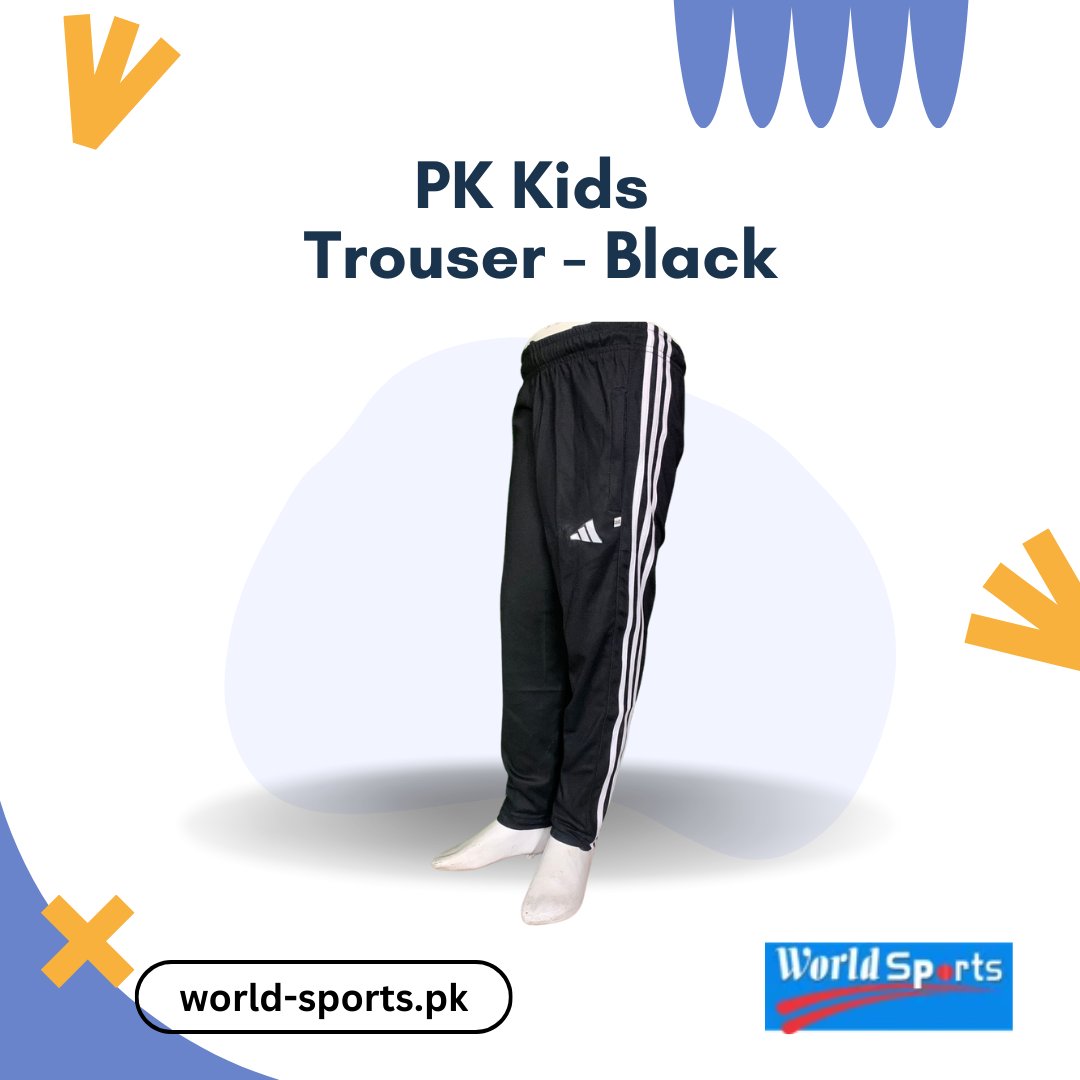 PK Kids Trouser - Black | Comfortable & Stylish Everyday Wear for Boys & Girls