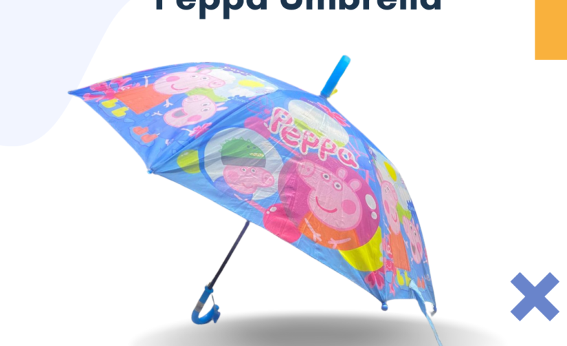 Peppa Umbrella - Adorable and Durable Peppa Pig-Themed Umbrella for Kids