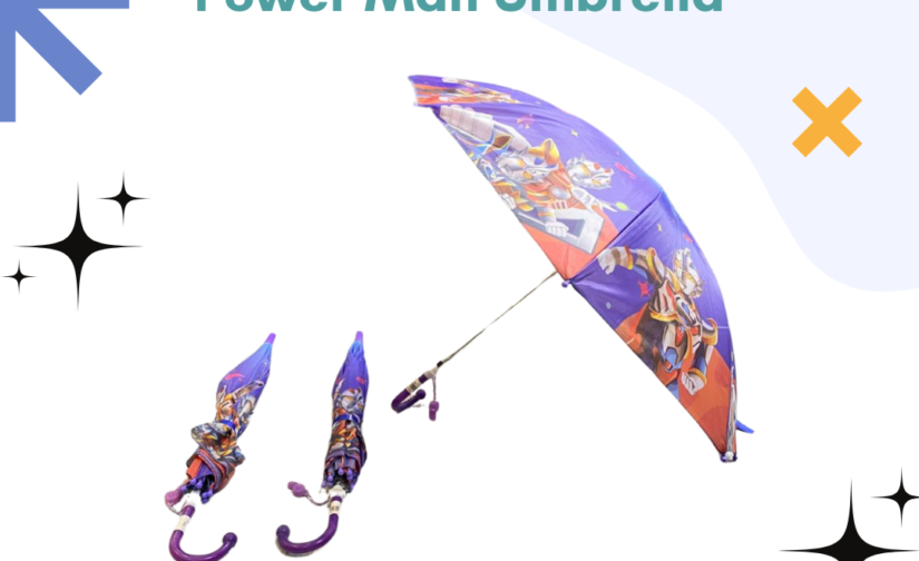 Power Man Umbrella - Stylish and Durable Superhero-Themed Umbrella for Kids and Fans