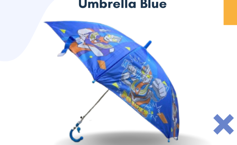 Power Man Umbrella Blue - Stylish and Durable Superhero-Themed Blue Umbrella for Fans