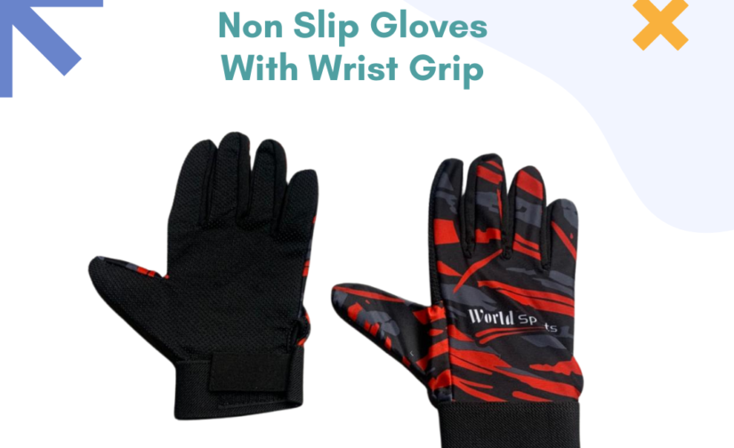 Printed Inner Non-Slip Gloves with Wrist Grip – Durable, Comfortable, and Stylish