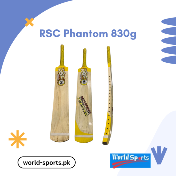 RSC Phantom 830G Cricket Bat - Premium Lightweight Bat for Power, Precision, and Durability
