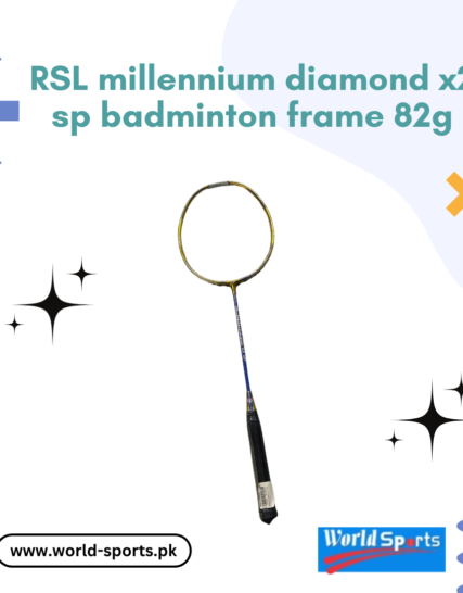 RSL Millennium Diamond X2 SP Badminton Racquet - 82g Lightweight Frame for Power and Precision