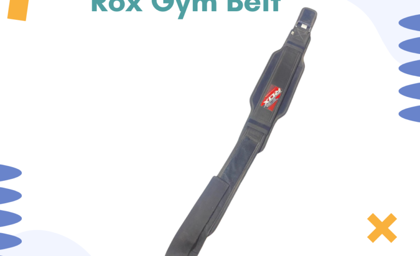 Rox Gym Belt - Durable Weightlifting Belt for Back Support, Core Stability, and Injury Prevention