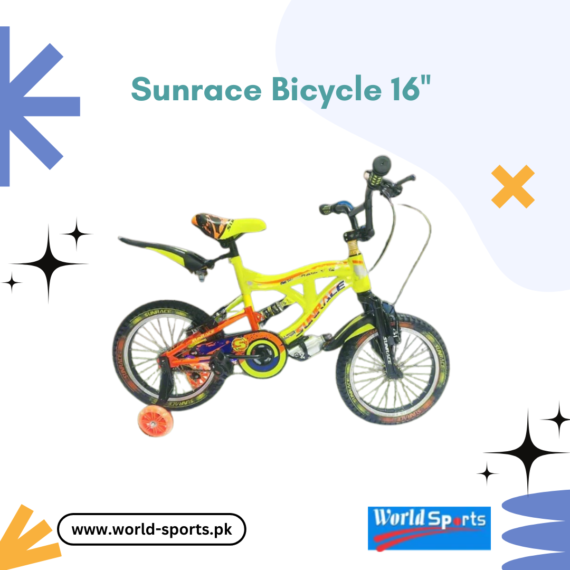 Sunrace 16" Bicycle | Durable, Compact, and Comfortable Ride for Kids & Adults
