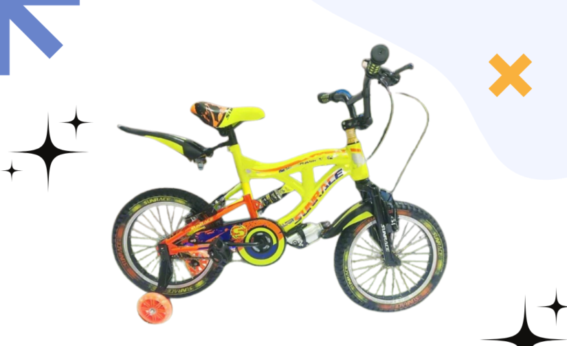 Sunrace 16" Bicycle | Durable, Compact, and Comfortable Ride for Kids & Adults