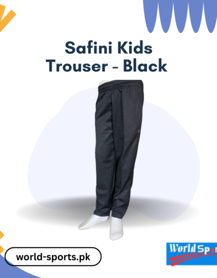 Safini Kids Trouser - Black | Comfortable & Stylish Bottom Wear for Boys & Girls