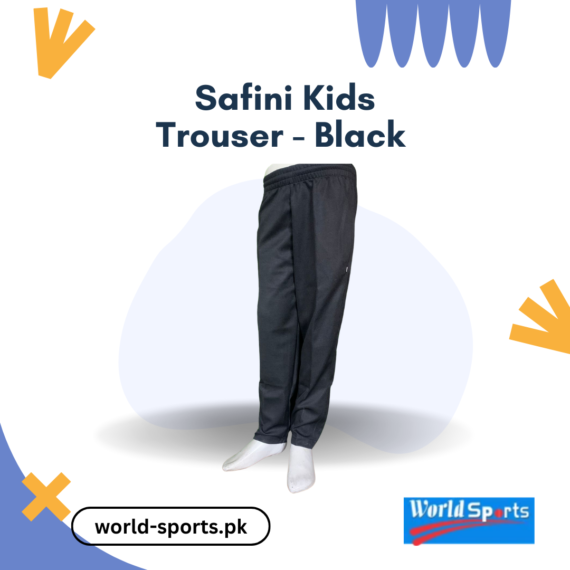 Safini Kids Trouser - Black | Comfortable & Stylish Bottom Wear for Boys & Girls