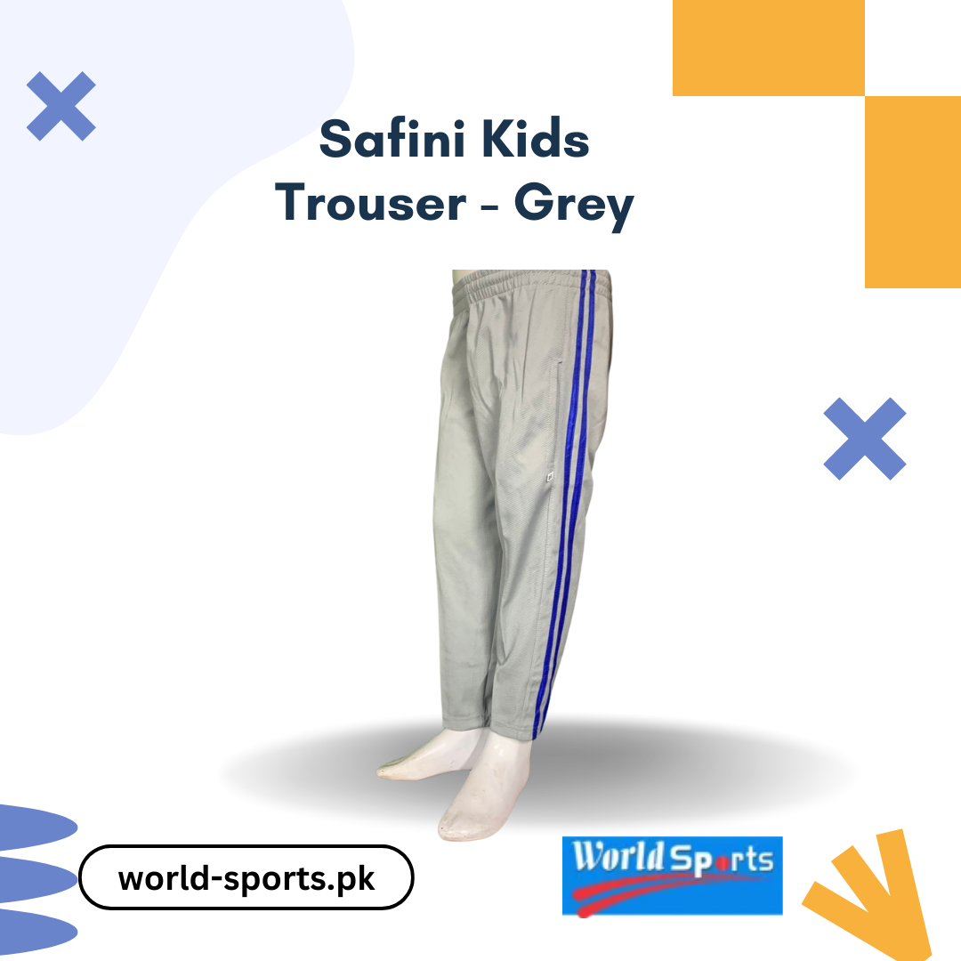 Safini Kids Trouser - Grey | Soft, Comfortable, and Durable Everyday Wear