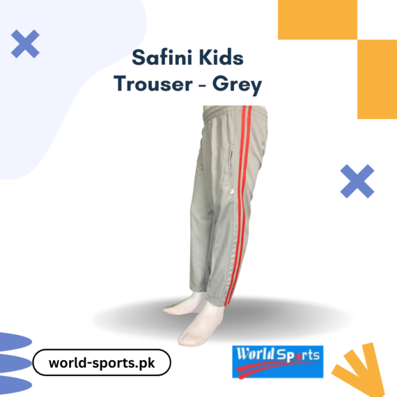 Safini Kids Trouser - Grey | Stylish, Comfortable, and Durable Everyday Wear