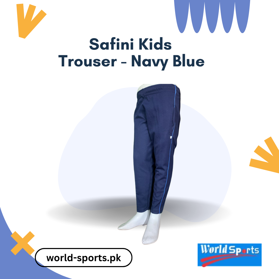 Safini Kids Trouser - Navy Blue | Comfortable & Stylish Everyday Wear for Boys & Girls