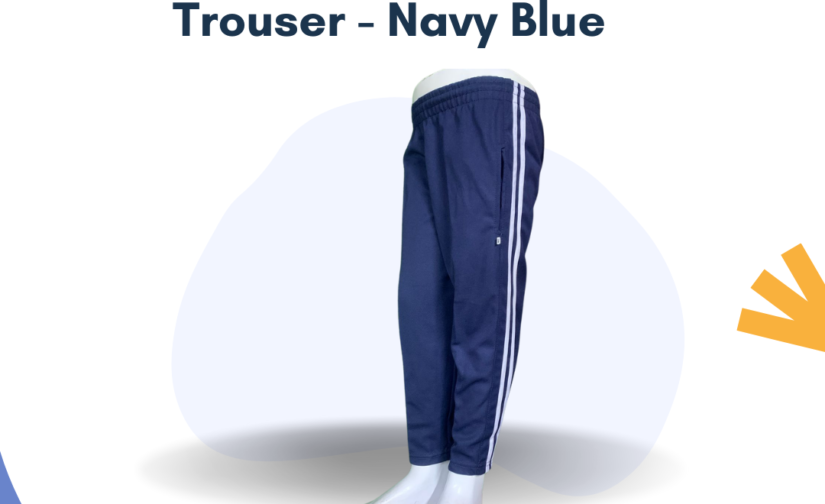 Safini Kids Trouser - Navy Blue | Stylish & Comfortable Bottom Wear for Boys and Girls