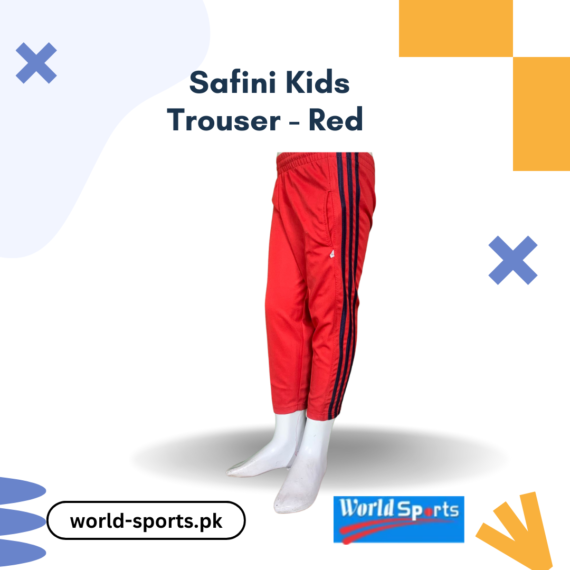 Safini Kids Trouser - Red | Comfortable & Stylish Bottom Wear for Boys & Girls