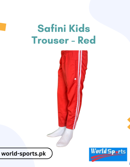 Safini Kids Trouser - Red | Stylish, Comfortable, and Durable Everyday Wear