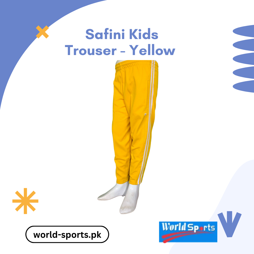 Safini Kids Trouser - Yellow | Comfortable, Stylish, and Durable Everyday Wear
