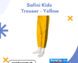 Safini Kids Trouser - Yellow | Comfortable & Stylish Bottom Wear for Boys & Girls