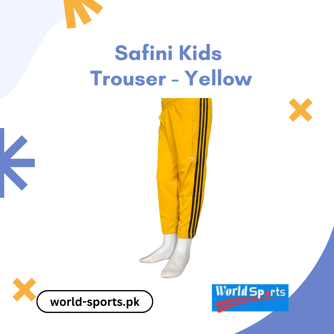 Safini Kids Trouser - Yellow | Comfortable & Stylish Bottom Wear for Boys & Girls