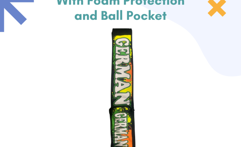Saki Bat Cover with Foam Protection & Ball Pocket – Premium Cricket Bat Case for Maximum Safety & Convenience