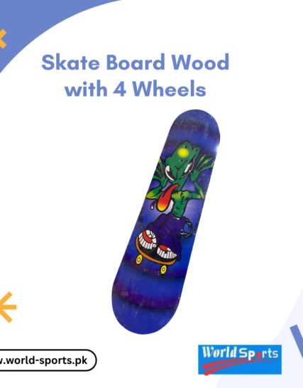 Wooden Skateboard with 4 Wheels | Durable and Lightweight Skateboard for All Skill Levels