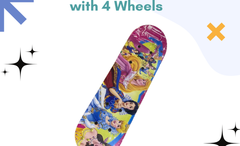 Wooden Skateboard with 4 Wheels – Durable Deck for Smooth, High-Performance Rides