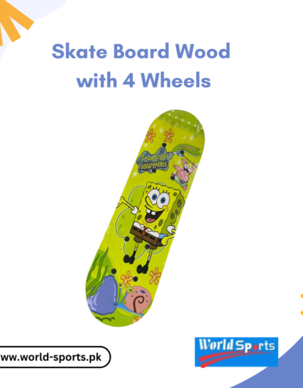 Wooden Skateboard with 4 Wheels – Durable, High-Quality Deck for Smooth Performance