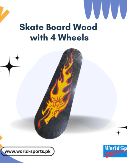 Wooden Skateboard with 4 Wheels | Durable All-Age Skateboard for Smooth Rides