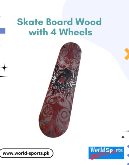 Wooden Skateboard with 4 Wheels | Durable Skateboard for Smooth Rides and Tricks