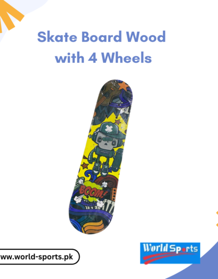 Wooden Skateboard with 4 Wheels | High-Quality Durable Skateboard for All Skill Levels