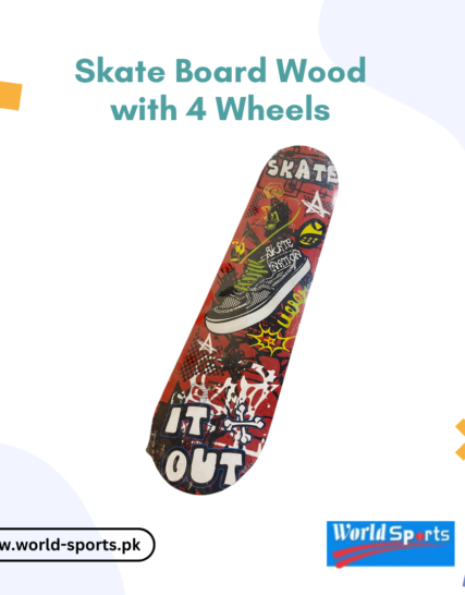 Wooden Skateboard with 4 Wheels | Durable and Stylish Skateboard for All Skill Levels