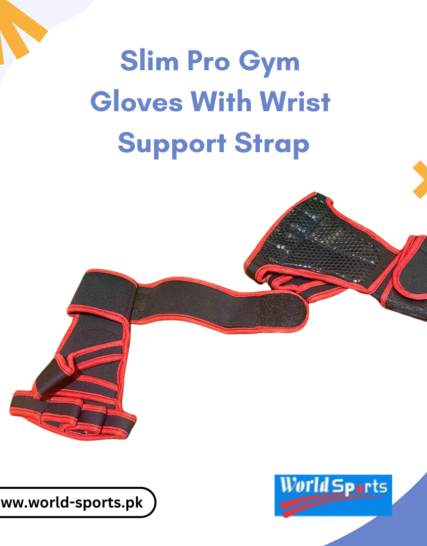 Slim Pro Gym Gloves with Wrist Support Strap | Premium Weightlifting Gloves for Enhanced Grip & Comfort