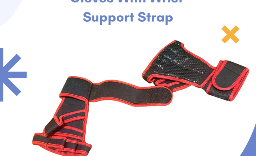 Slim Pro Gym Gloves with Wrist Support Strap | Premium Weightlifting Gloves for Enhanced Grip & Comfort