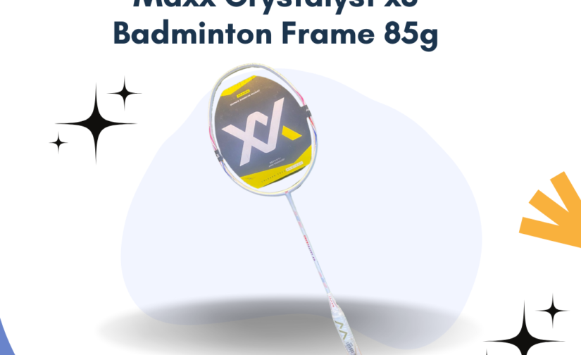 Maxx Crystalyst X3 Badminton Racquet - 85g Lightweight Frame for Power and Precision