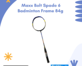 Maxx Bolt Spade 6 Badminton Racquet - 84g Lightweight Frame for Power and Control