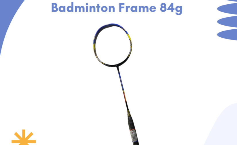 Maxx Bolt Spade 6 Badminton Racquet - 84g Lightweight Frame for Power and Control