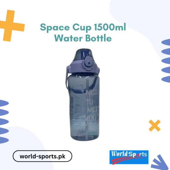 Space Cup 1500ml Water Bottle - Extra Large Capacity, BPA-Free, Leak-Proof Hydration Bottle