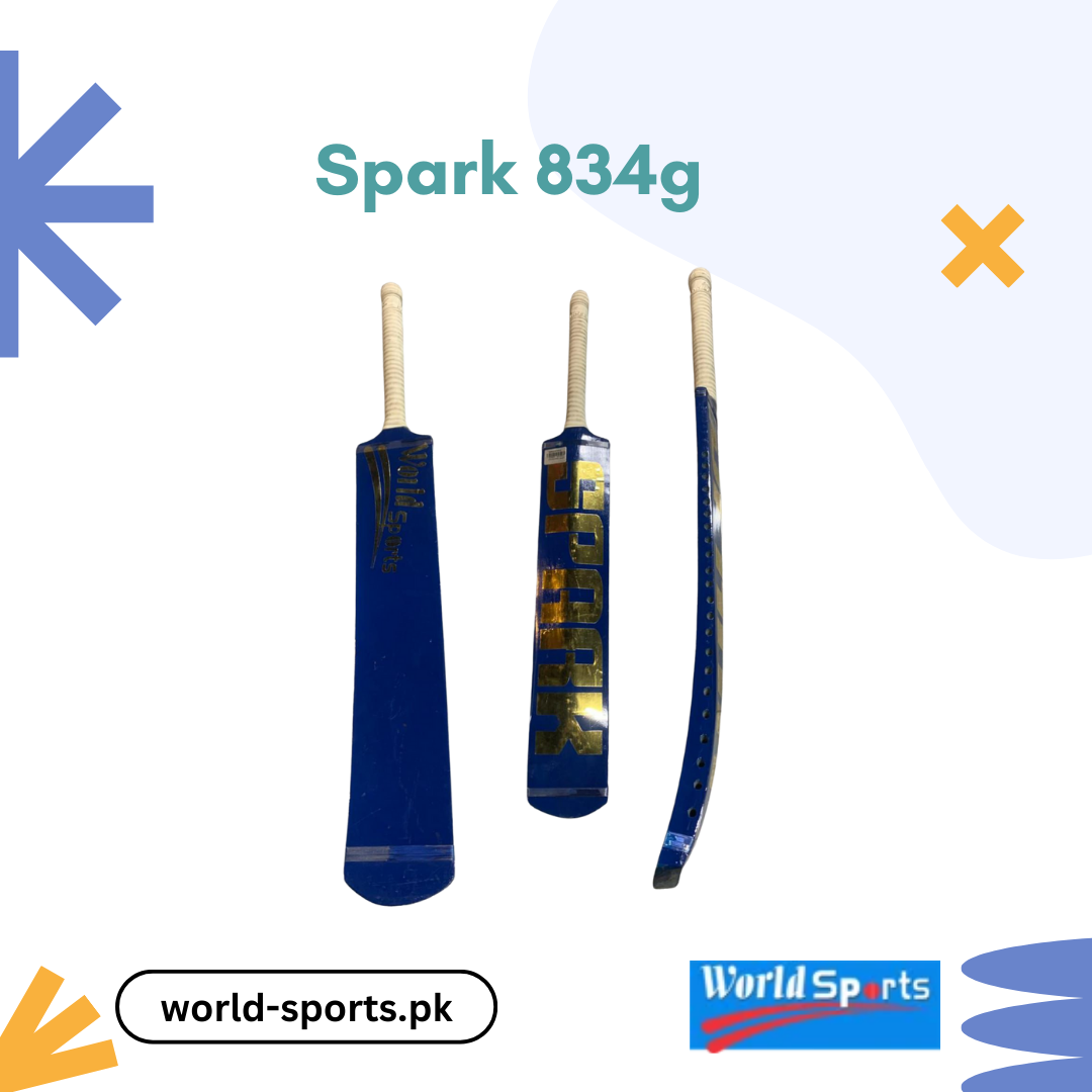 Spark 834G Cricket Bat - Lightweight, High-Performance Bat for Precision and Power