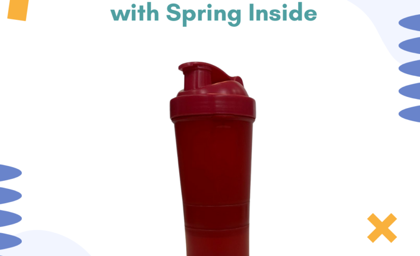 Spider Shaker Bottle with Spring Inside – 700ml Leak-Proof Protein Shaker for Smooth Mixing