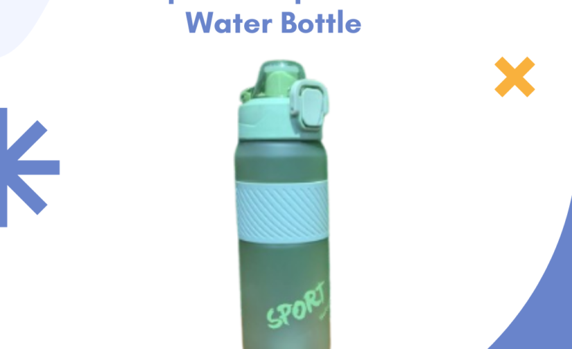 Sports Grip 750ml Water Bottle - Ergonomic, BPA-Free, Leak-Proof, Durable Hydration Bottle for Active Lifestyles